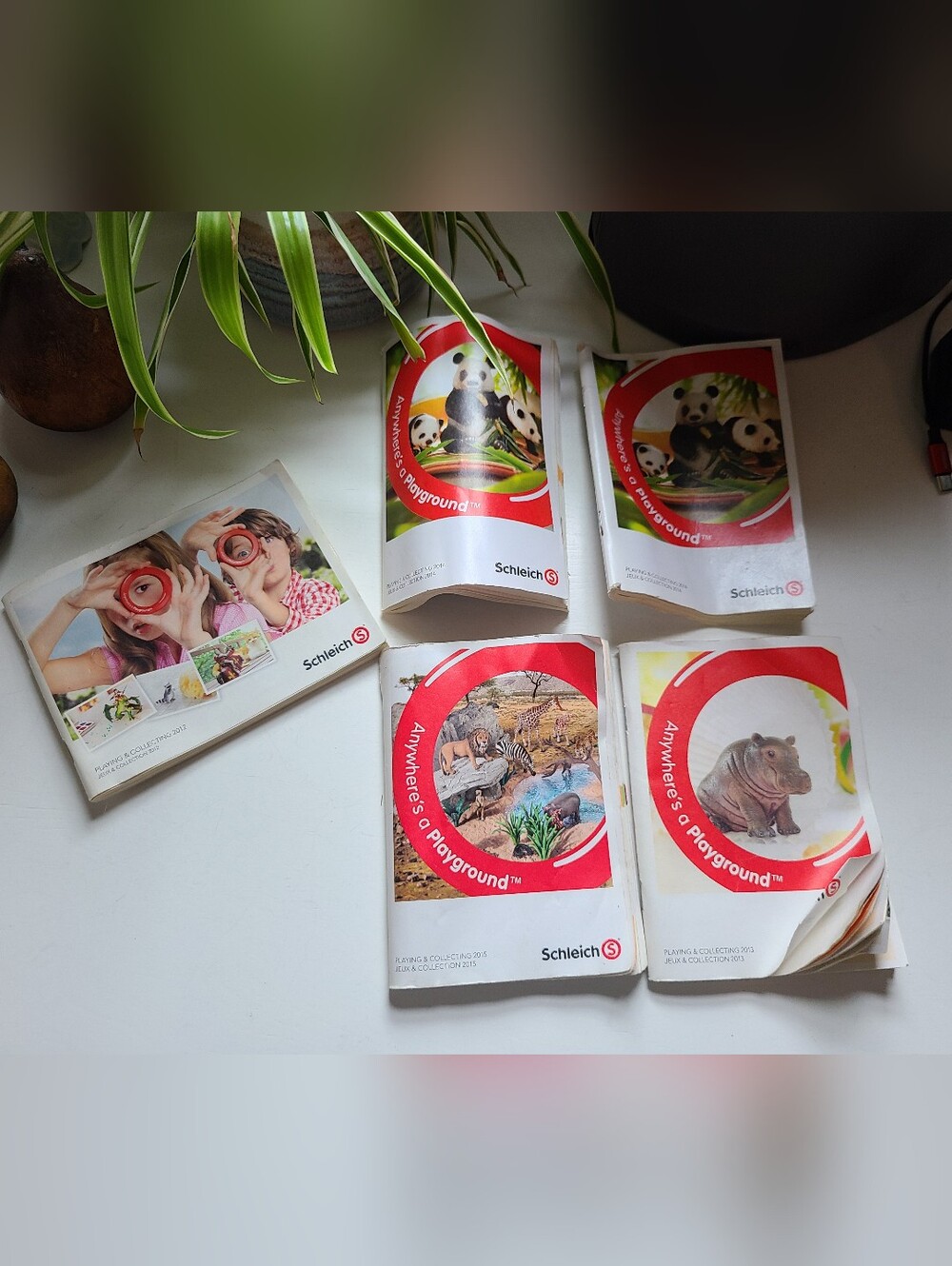 Retired Schleich Animal Catalogs 2012 2013 2014 and 2015